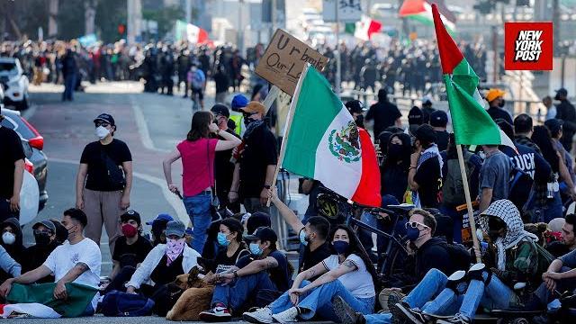 Live: Anti-ICE protesters clash with National Guard, police, and ICE in Los Angeles Live: Anti-ICE protesters clash with National Guard, police, and ICE in Los Angeles