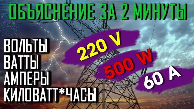 Электричество за 2 минуты! Напряжение, сила, мощность, постоянный и переменный ток. ПРОСТО О СЛОЖНОМ Электричество за 2 минуты! Напряжение, сила, мощность, постоянный и переменный ток. ПРОСТО О СЛОЖНОМ