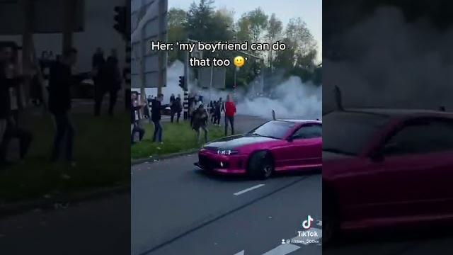 Nissan Silvia s15 drift vs Nissan GT-R! Leaving car show. Nissan Silvia s15 drift vs Nissan GT-R! Leaving car show.