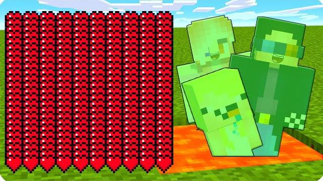 ️1000000 HEARTS IN MINECRAFT! ️1000000 HEARTS IN MINECRAFT!