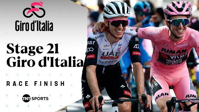 WHAT A WAY TO FINISH! | Men's Giro d'Italia Stage 21 Final KM's | TNT Sports Cycling WHAT A WAY TO FINISH! | Men's Giro d'Italia Stage 21 Final KM's | TNT Sports Cycling