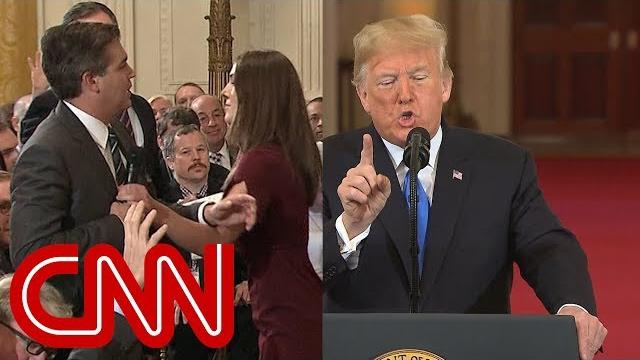 Trump clashes with Jim Acosta in testy exchange Trump clashes with Jim Acosta in testy exchange