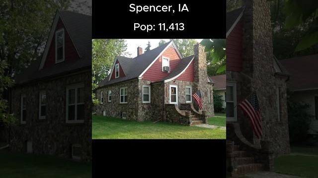Random US Towns: Spencer, IA #shorts Random US Towns: Spencer, IA #shorts