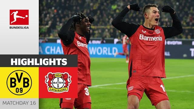 Thrilling 5 Goal Clash! | Borussia Dortmund - Bayer 04 Leverkusen 2-3 | Highlights | Matchday 16 Thrilling 5 Goal Clash! | Borussia Dortmund - Bayer 04 Leverkusen 2-3 | Highlights | Matchday 16