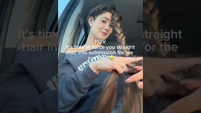 voluminous mermaid waves loading.. ️ #summerhair voluminous mermaid waves loading.. ️ #summerhair