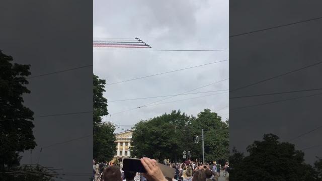 Военные самолеты над Питером Военные самолеты над Питером