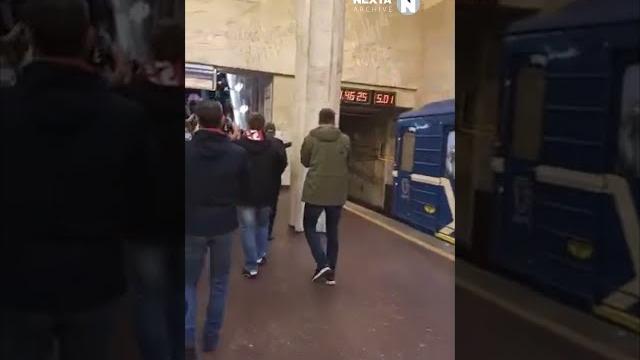 Минское метро с народом Минское метро с народом