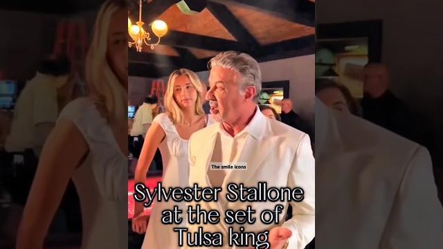 Sylvester Stallone & Scarlet at the set of TULSA KING#sylvesterstallone #hollywood #beforeandafter Sylvester Stallone & Scarlet at the set of TULSA KING#sylvesterstallone #hollywood #beforeandafter