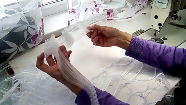 Как пришить ленту на тюль? Как пришить ленту на тюль?