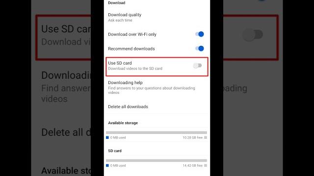 How to download YouTube video to the sd card #shorts How to download YouTube video to the sd card #shorts