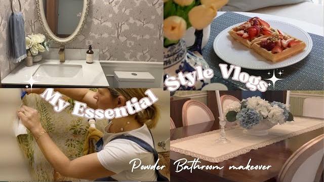 I'M TRANSFORMING THE POWDER BATHROOM | EASY, AFFORDABLE, AND WORK-FREE RENOVATION #homary I'M TRANSFORMING THE POWDER BATHROOM | EASY, AFFORDABLE, AND WORK-FREE RENOVATION #homary