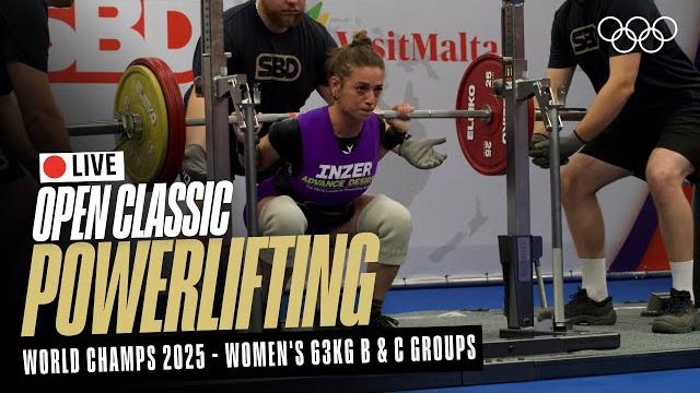 LIVE Powerlifting | Women's 63kg B & C Groups | World Classic Open Championships | Chemnitz LIVE Powerlifting | Women's 63kg B & C Groups | World Classic Open Championships | Chemnitz