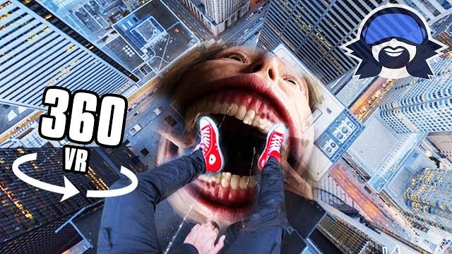 360° FEAR OF HEIGHTS! FALL AND TITAN EATS YOU! VR Experience 360° FEAR OF HEIGHTS! FALL AND TITAN EATS YOU! VR Experience