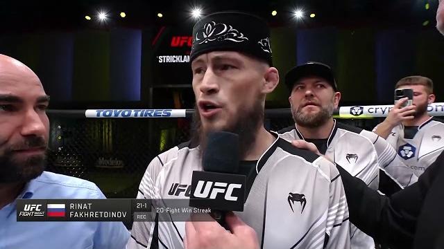 UFC Вегас 76: Ринат Фахретдинов - Слова после боя UFC Вегас 76: Ринат Фахретдинов - Слова после боя