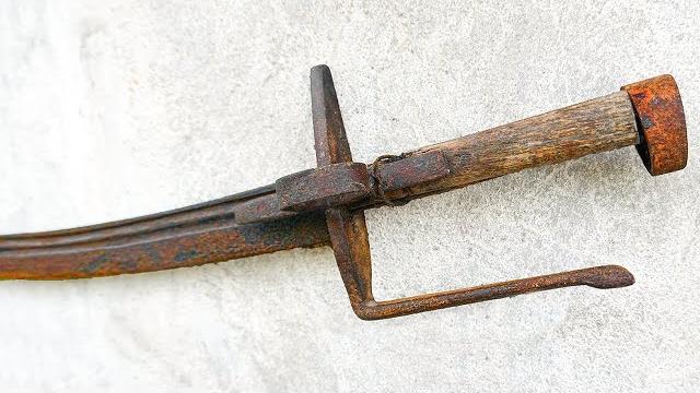 Restoration Old Rusty HUSSAR SABER Restoration Old Rusty HUSSAR SABER