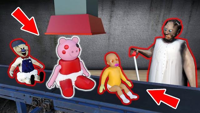 Granny vs baby Piggy, baby Ice Scream - funny horror animation parody (all series about Piggy) Granny vs baby Piggy, baby Ice Scream - funny horror animation parody (all series about Piggy)
