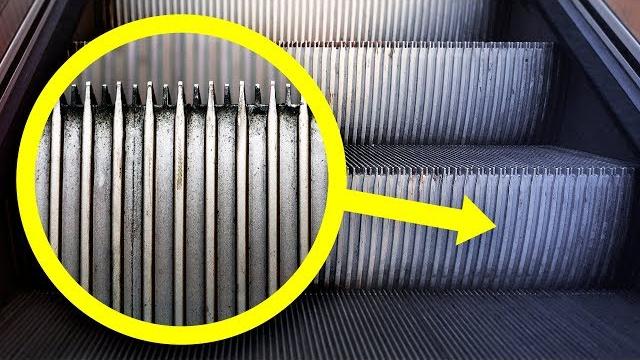 Почему ступени эскалатора делают ребристыми? Почему ступени эскалатора делают ребристыми?