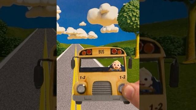 DIY the Wheels on the Bus! Easy Cardboard Paper Story Craft for Kids! #cocomelon #shorts DIY the Wheels on the Bus! Easy Cardboard Paper Story Craft for Kids! #cocomelon #shorts