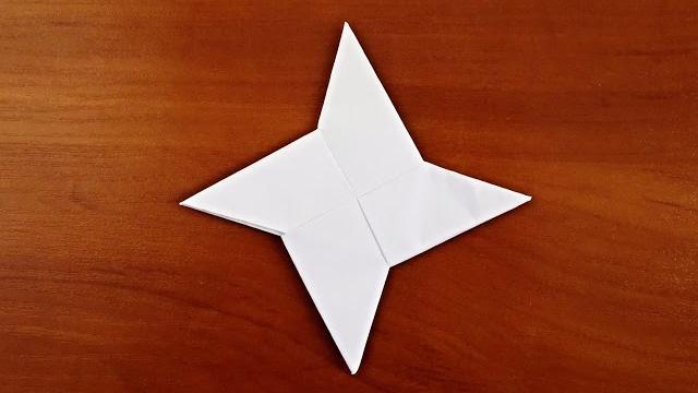Как сделать сюрикен из бумаги. Оригами сюрикен из бумаги / How To Make a Paper Ninja Star (Shuriken) Как сделать сюрикен из бумаги. Оригами сюрикен из бумаги / How To Make a Paper Ninja Star (Shuriken)