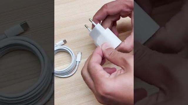 Unboxing the Apple 20W USB-C Power Adapter & USB-C to Lightning Cable (2 m)#shorts #apple #usbchub Unboxing the Apple 20W USB-C Power Adapter & USB-C to Lightning Cable (2 m)#shorts #apple #usbchub