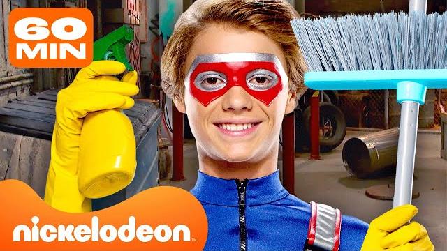 Опасный Генри | Henry Danger очищает злодеев и борется с преступностью! с Captain Man | 60 минут Опасный Генри | Henry Danger очищает злодеев и борется с преступностью! с Captain Man | 60 минут