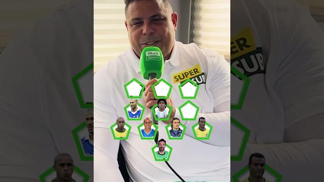 Ronaldo Nazario picks his all-time ULTIMATE XI! Ronaldo Nazario picks his all-time ULTIMATE XI!