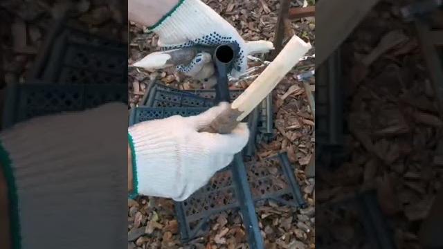 Забор из пластиковых ящиков Забор из пластиковых ящиков