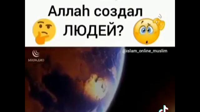 Почему Аллах создал людей Почему Аллах создал людей
