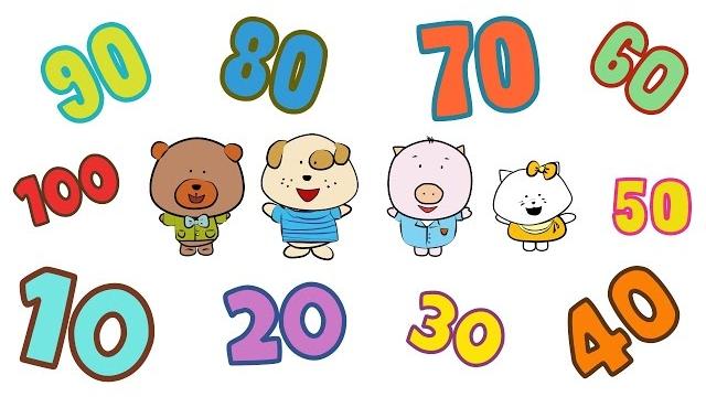Подсчёт 10-100 | Подсчёт 10 Песня | Поющий Морж Подсчёт 10-100 | Подсчёт 10 Песня | Поющий Морж
