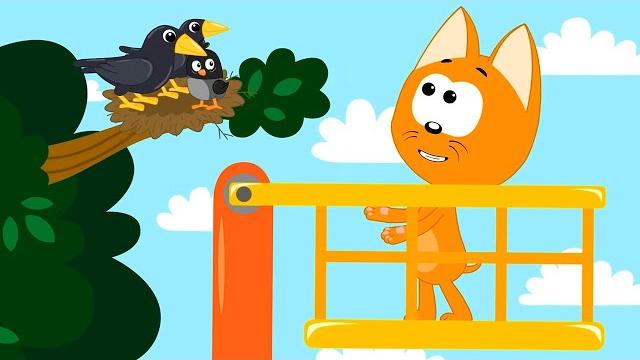 Котенок и волшебный гараж – Автовышка – Мультфильм для детей про машинки Котенок и волшебный гараж – Автовышка – Мультфильм для детей про машинки