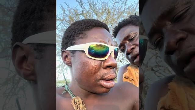 Hadzabe Tribe bushmen record their first selfie video Hadzabe Tribe bushmen record their first selfie video