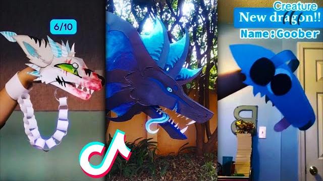 THE AMAZING Paper Dragon Puppet TikTok Compilation #76 THE AMAZING Paper Dragon Puppet TikTok Compilation #76
