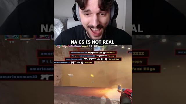 NA CS is a clown fiesta #cs2 #counterstrike2 NA CS is a clown fiesta #cs2 #counterstrike2