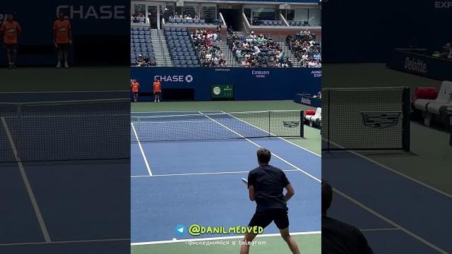 Даниил Медведев тренировка USA OPEN #usaopen Даниил Медведев тренировка USA OPEN #usaopen