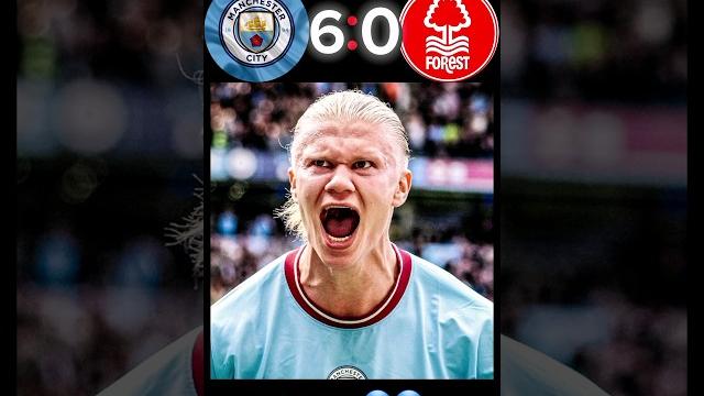 MAN CITY ️ NOTTINGHAM FOREST Erling Haaland debut and An HATRICK #football#premierleague#mancity MAN CITY ️ NOTTINGHAM FOREST Erling Haaland debut and An HATRICK #football#premierleague#mancity