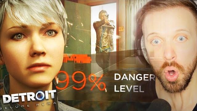 99% DANGER ?! This is WAY TOO CLOSE !! • Detroit Become Human Gameplay ( Part 4 PS4 Pro ) 99% DANGER ?! This is WAY TOO CLOSE !! • Detroit Become Human Gameplay ( Part 4 PS4 Pro )