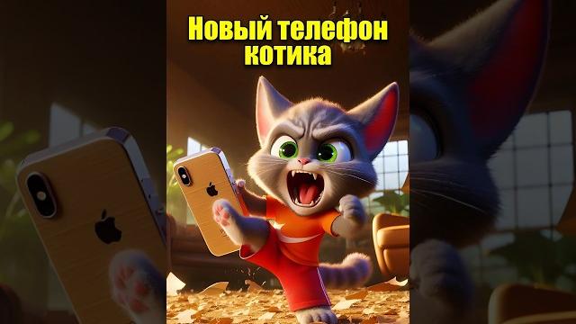 Новый телефон котика #cats #мультик #aiart #cartoon #кот #юмор #chatgpt #aicat #жиза Новый телефон котика #cats #мультик #aiart #cartoon #кот #юмор #chatgpt #aicat #жиза