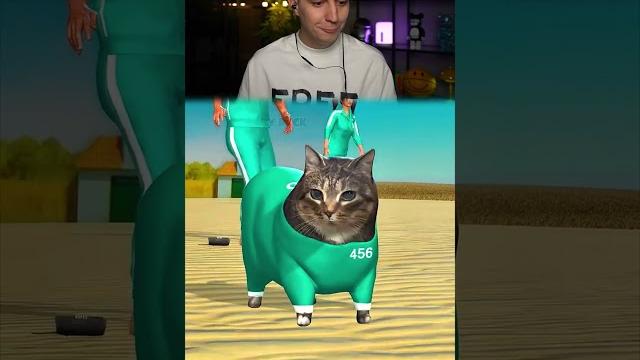 КОГДА КОТ ПОПАЛ В ИГРУ В КАЛЬМАРА 2! #Shorts #Глент КОГДА КОТ ПОПАЛ В ИГРУ В КАЛЬМАРА 2! #Shorts #Глент