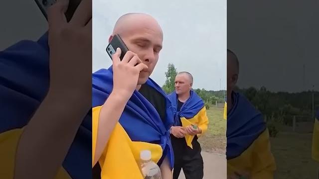 Ukrainian POWs freed in prisoner exchange Ukrainian POWs freed in prisoner exchange