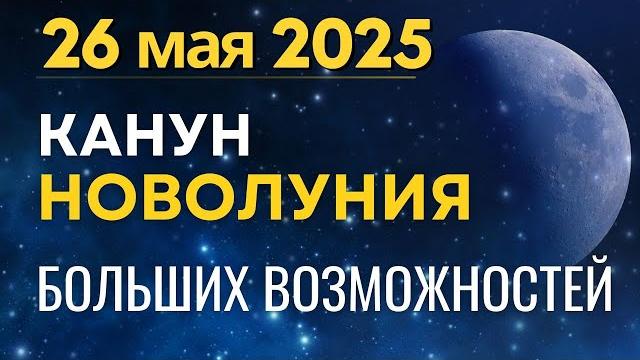 26 мая: Канун Новолуния 26 мая: Канун Новолуния