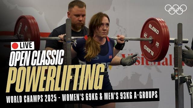 LIVE Powerlifting | Women's 69kg & Men's 93kg A-Groups | World Classic Open Championships LIVE Powerlifting | Women's 69kg & Men's 93kg A-Groups | World Classic Open Championships