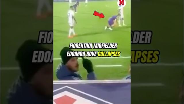 The dramatic moment 22-year-old Edoardo Bove fainted during the Fiorentina-Inter Milan match The dramatic moment 22-year-old Edoardo Bove fainted during the Fiorentina-Inter Milan match