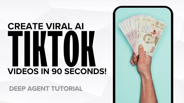 Create Viral TikTok Videos in 90 Seconds with Deep Agent — Zero Editing, 100% Monetizable! Create Viral TikTok Videos in 90 Seconds with Deep Agent — Zero Editing, 100% Monetizable!
