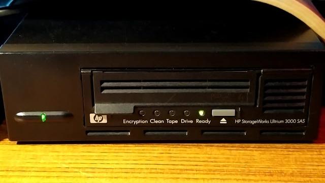 Sound of an LTO-5 Tape Drive backing up data. Sound of an LTO-5 Tape Drive backing up data.