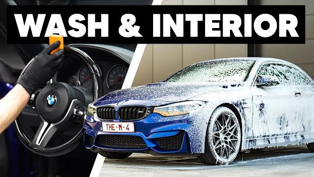 Cleaning a BMW M4 - Wash & Interior Detail ASMR Cleaning a BMW M4 - Wash & Interior Detail ASMR