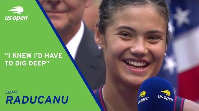 Emma Raducanu On-Court Interview | 2021 US Open Final Emma Raducanu On-Court Interview | 2021 US Open Final