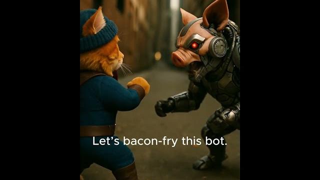 “Captain Catmerica EP.4 | Cat Hero vs. Robo-Pig Rescue Mission! ️” #cat #funny #cute #memes “Captain Catmerica EP.4 | Cat Hero vs. Robo-Pig Rescue Mission! ️” #cat #funny #cute #memes