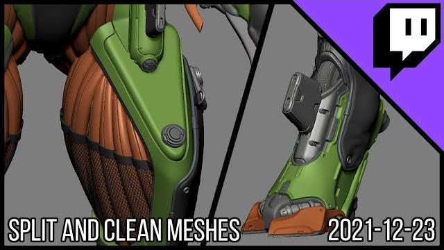 3D Character Sculpting - Marco Plouffe's Twitch Stream of 2021-12-23 - Clean meshes in Zbrush 3D Character Sculpting - Marco Plouffe's Twitch Stream of 2021-12-23 - Clean meshes in Zbrush