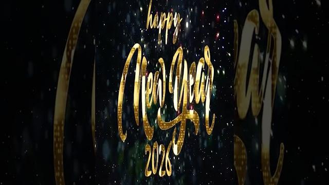 Best Happy New Year 2026 Wishes | 10-Second WhatsApp Status Video with Golden Text & Fireworks Best Happy New Year 2026 Wishes | 10-Second WhatsApp Status Video with Golden Text & Fireworks