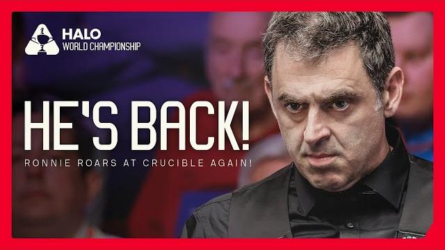 O'SULLIVAN ON FIRE AT THE CRUCIBLE! | Ronnie O'Sullivan vs Ali Carter | Halo World Championship O'SULLIVAN ON FIRE AT THE CRUCIBLE! | Ronnie O'Sullivan vs Ali Carter | Halo World Championship